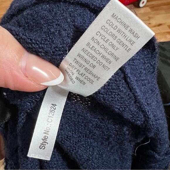 Central Park West Navy Blue Holmes Knit Jumpsuit XS - Picture 13 of 15